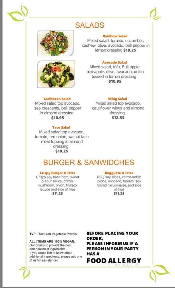 The Loving Hut - Cape Coral, FL menu_pic