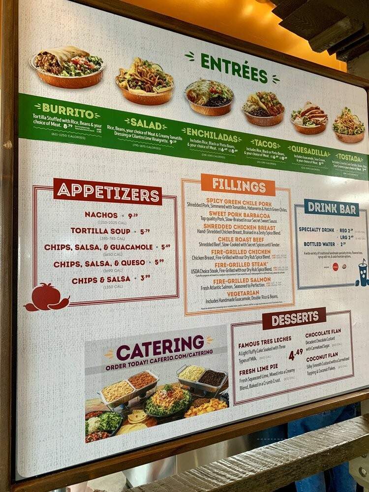 Cafe Rio - Cedar City, UT menu_pic