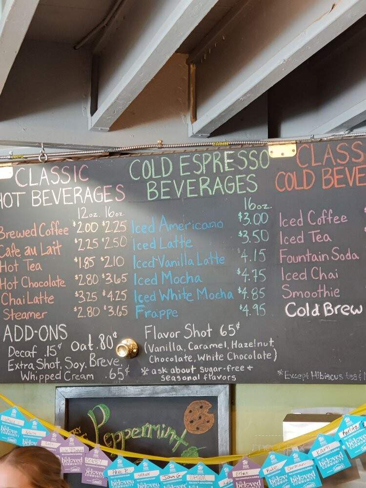 Julia's Coffee and Used Books - Charlotte, NC menu_pic