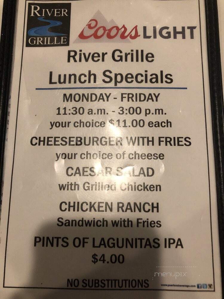 River Grille - Chatham, NJ menu_pic