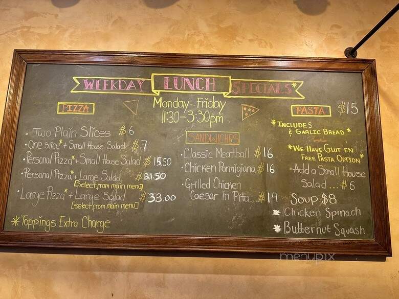 Tappo Thin Crust Pizza - New York, NY menu_pic