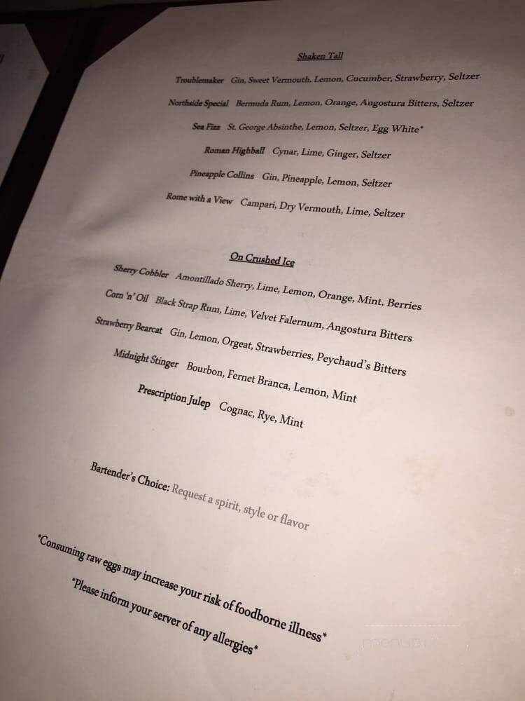 Lantern's Keep - New York, NY menu_pic
