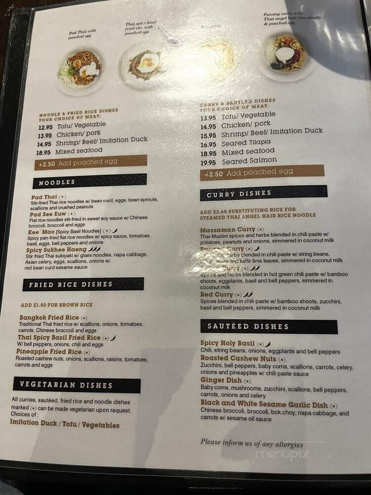 Qi Bangkok Eatery - New York, NY menu_pic