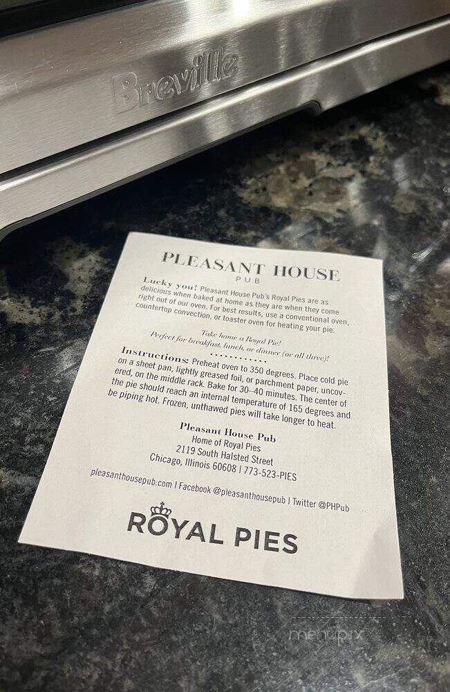 Pleasant House Bakery - Chicago, IL menu_pic