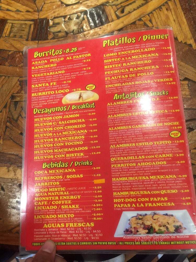 Dona Torta Chilanga - Chicago, IL menu_pic