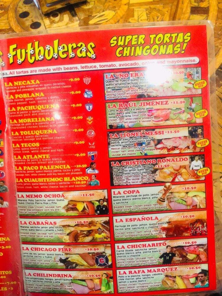 Dona Torta Chilanga - Chicago, IL menu_pic