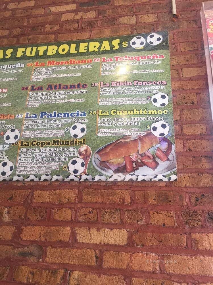 Dona Torta Chilanga - Chicago, IL menu_pic