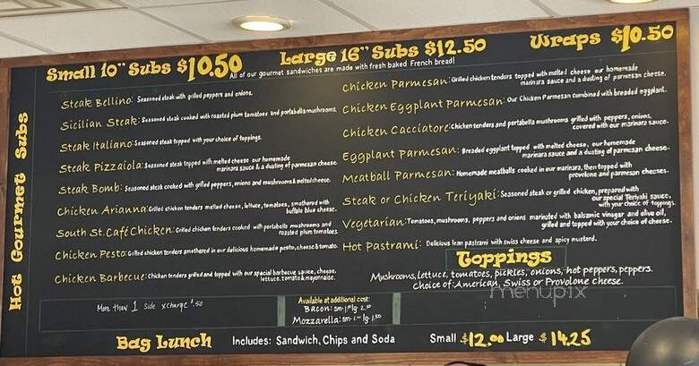 Al's South Street Cafe - Boston, MA menu_pic