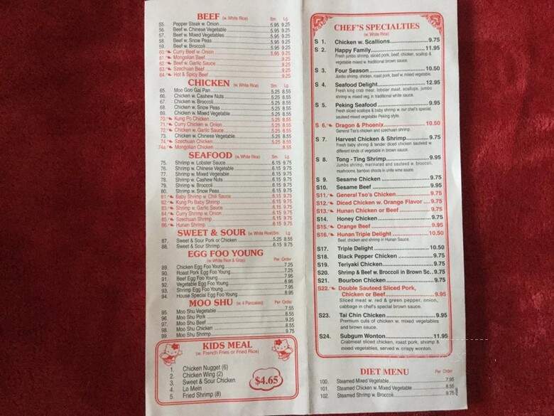 China Chef - Clarksville, TN menu_pic