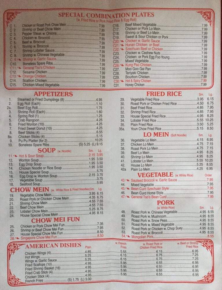 China Chef - Clarksville, TN menu_pic