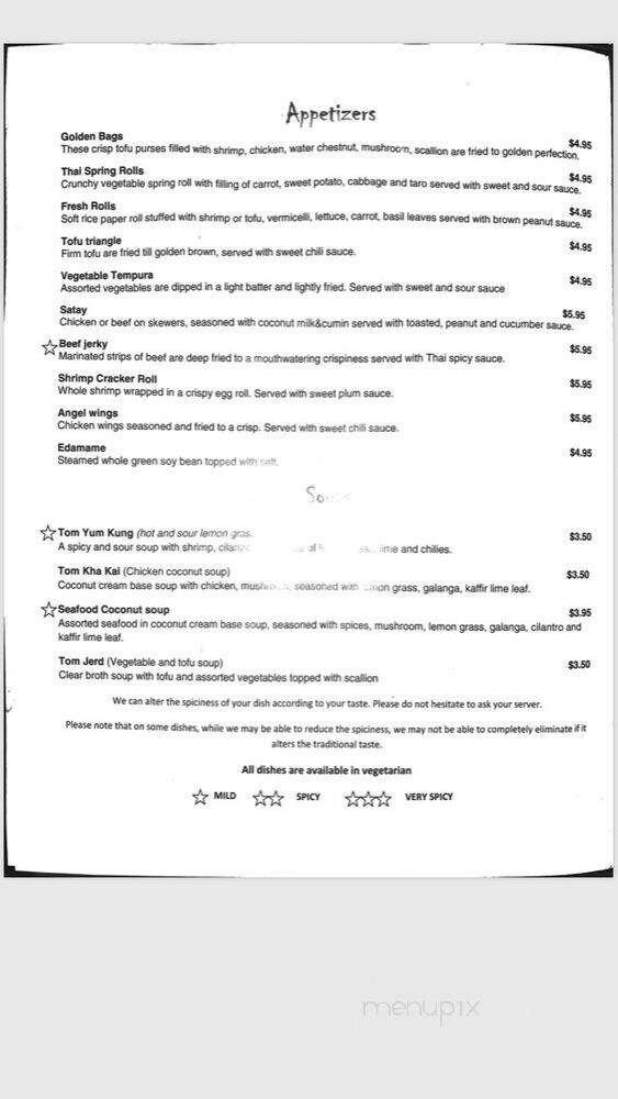 Map of Thailand - Cleveland, OH menu_pic
