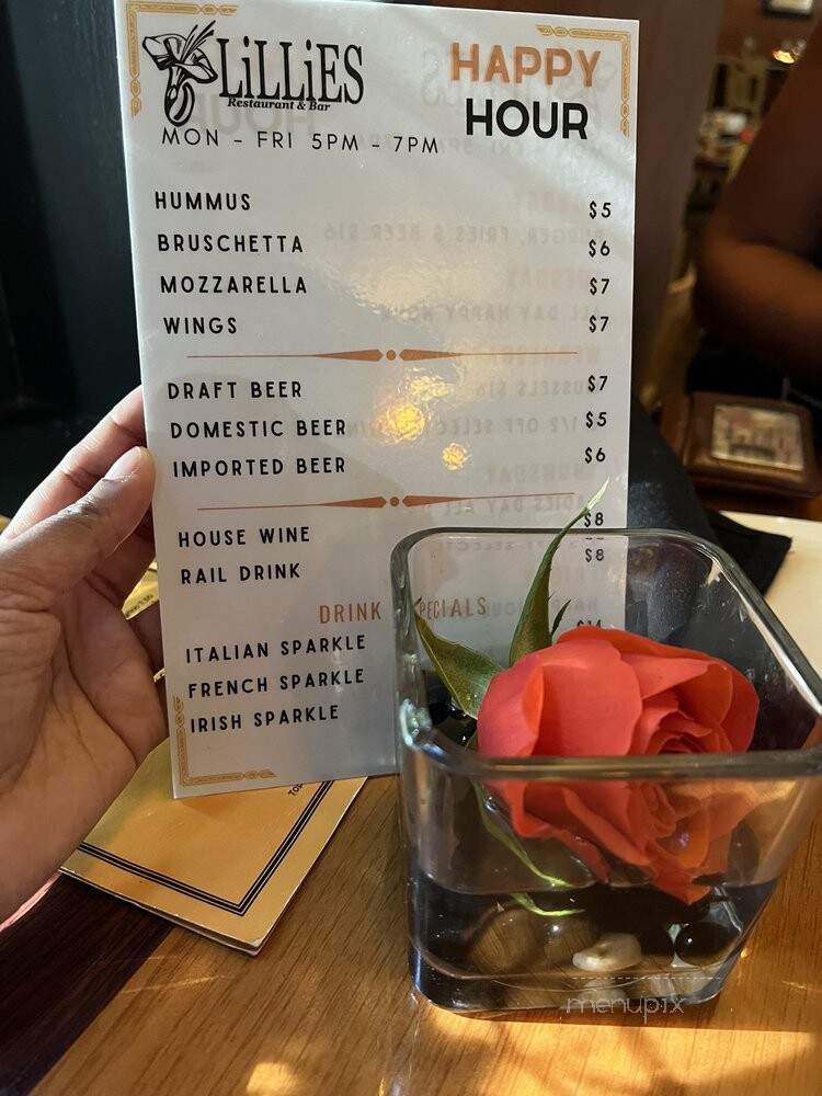 Lillies Cafe - Washington, DC menu_pic