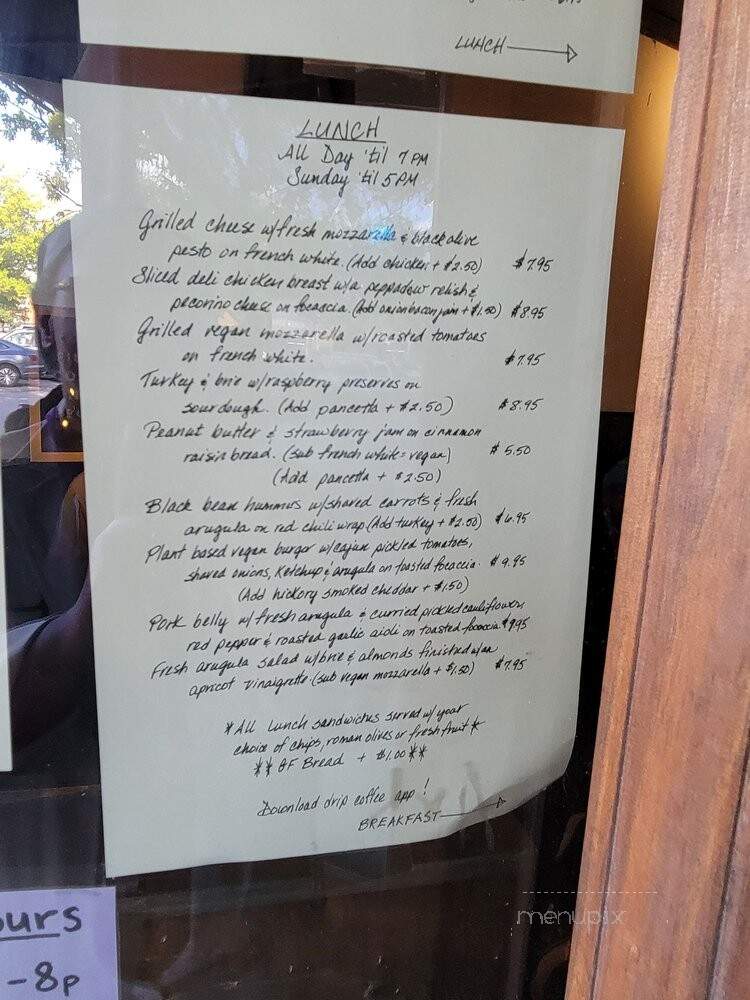 Drip - Columbia, SC menu_pic