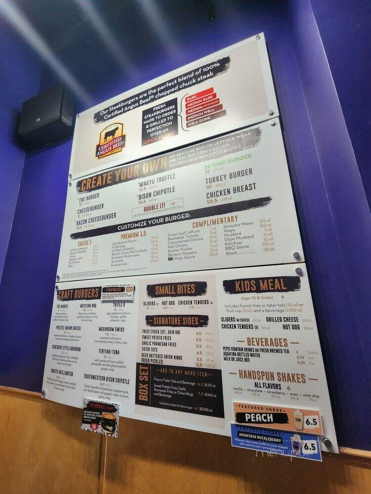 BGR-The Burger Joint - Columbia, MD menu_pic