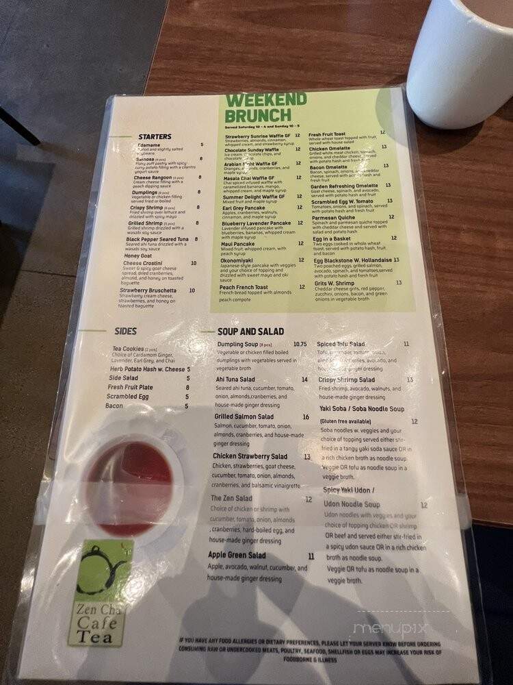 ZenCha Tea Salon - Columbus, OH menu_pic