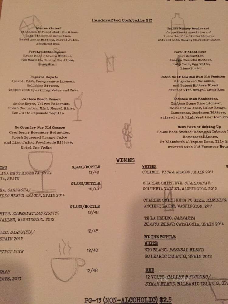 The Local: Craft Food Drink - Coral Gables, FL menu_pic