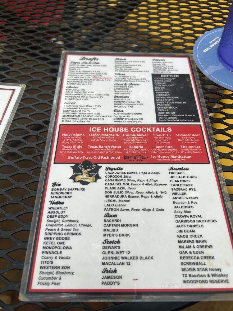 Katy Trail Ice House - Dallas, TX menu_pic