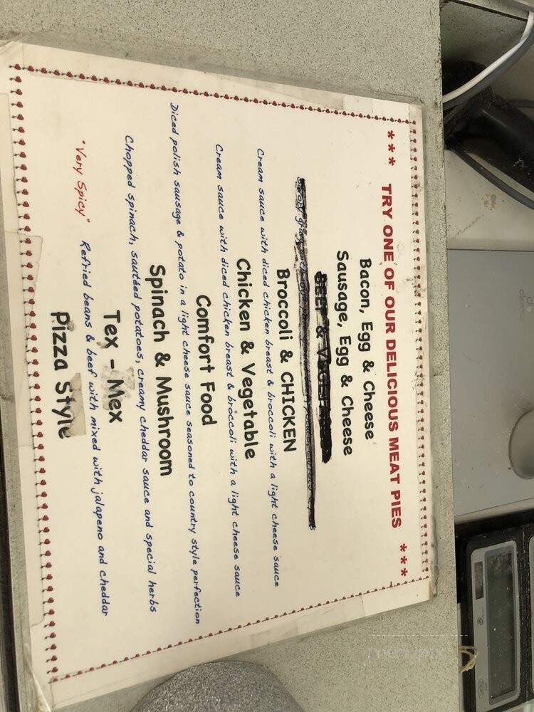 Original Fried Pie Shop - Davis, OK menu_pic