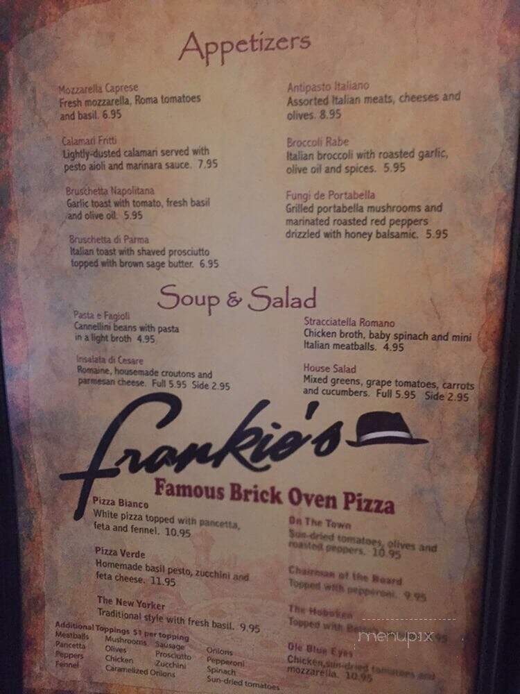 Frankie Johnnies - Dover, DE menu_pic