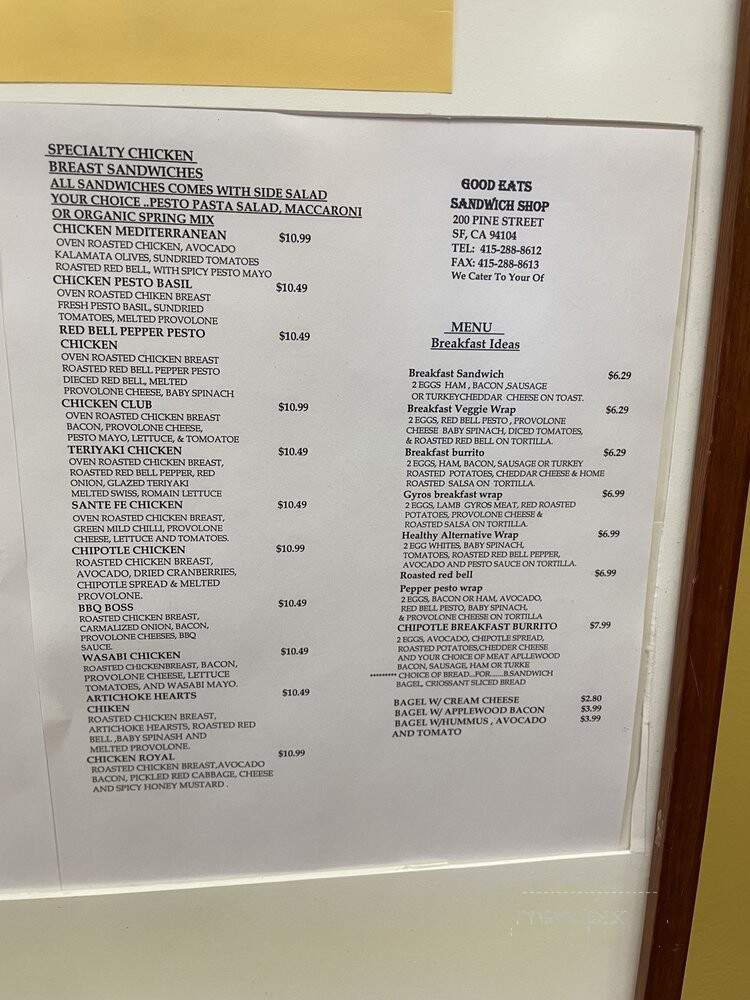 Good Eats Cafe - San Francisco, CA