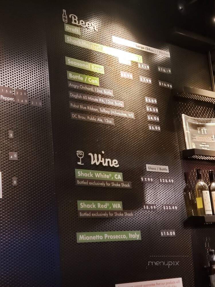 Shake Shack - Washington, DC menu_pic