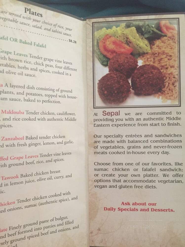 Sepal - Cambridge, MA menu_pic