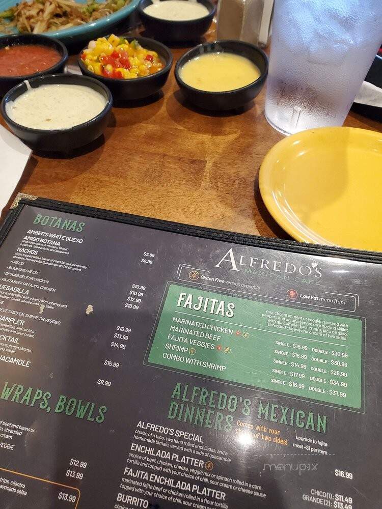 Alfredo's Mexican Cafe - Edmond, OK menu_pic