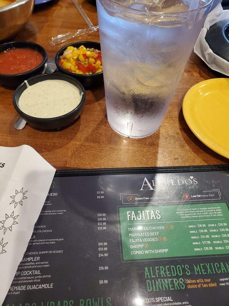 Alfredo's Mexican Cafe - Edmond, OK menu_pic
