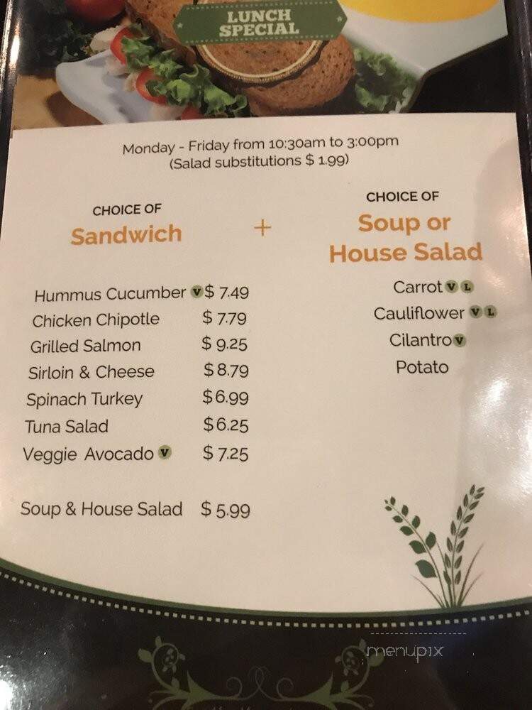 T*Coasters - El Paso, TX menu_pic