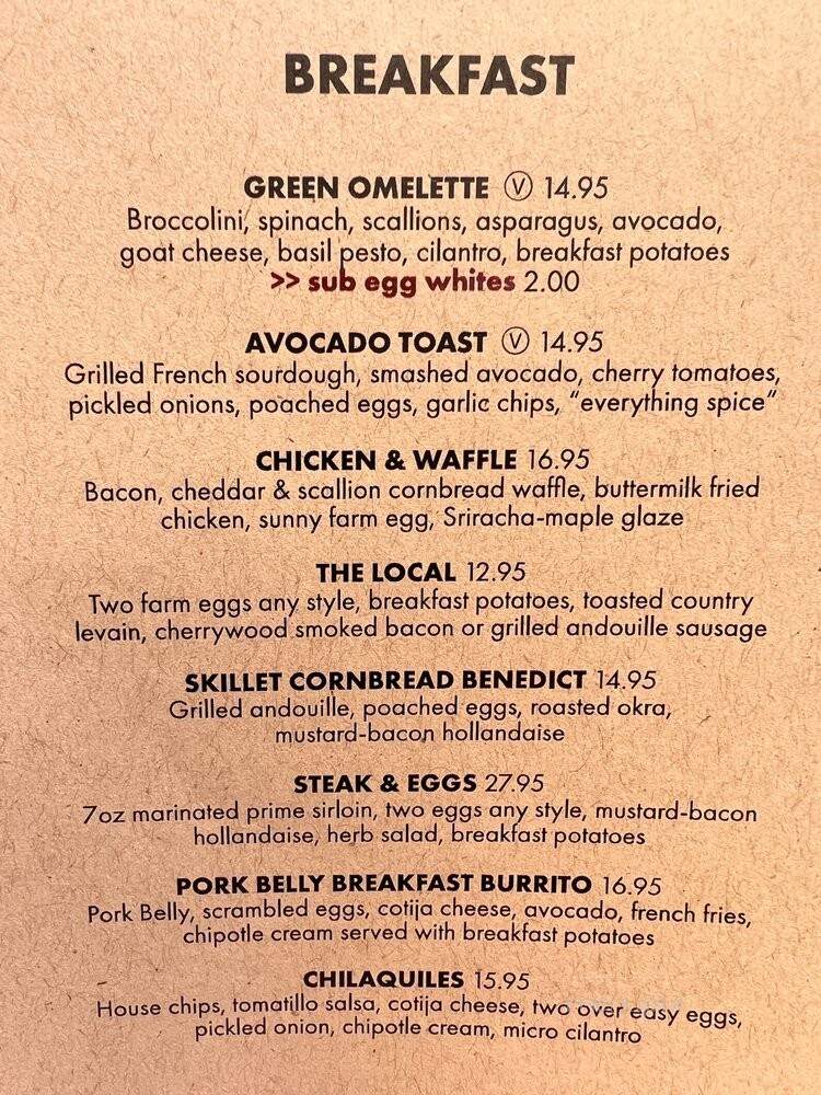UNION Kitchen Tap - Encinitas, CA menu_pic