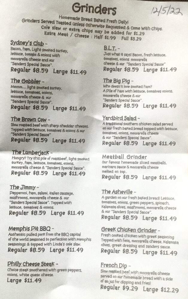 Blue Ridge Pizza Company - Etowah, NC menu_pic