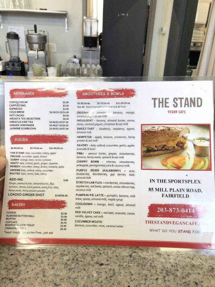 The Stand Juice Company - Fairfield, CT menu_pic