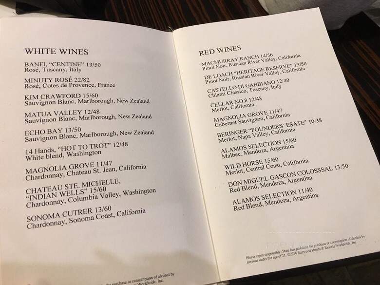 City Bar - Boston, MA menu_pic