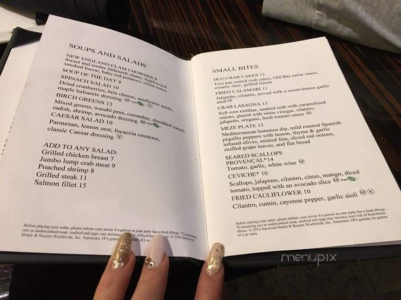 City Bar - Boston, MA menu_pic