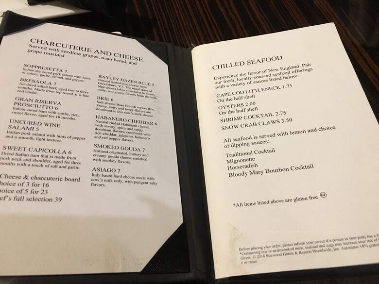City Bar - Boston, MA menu_pic