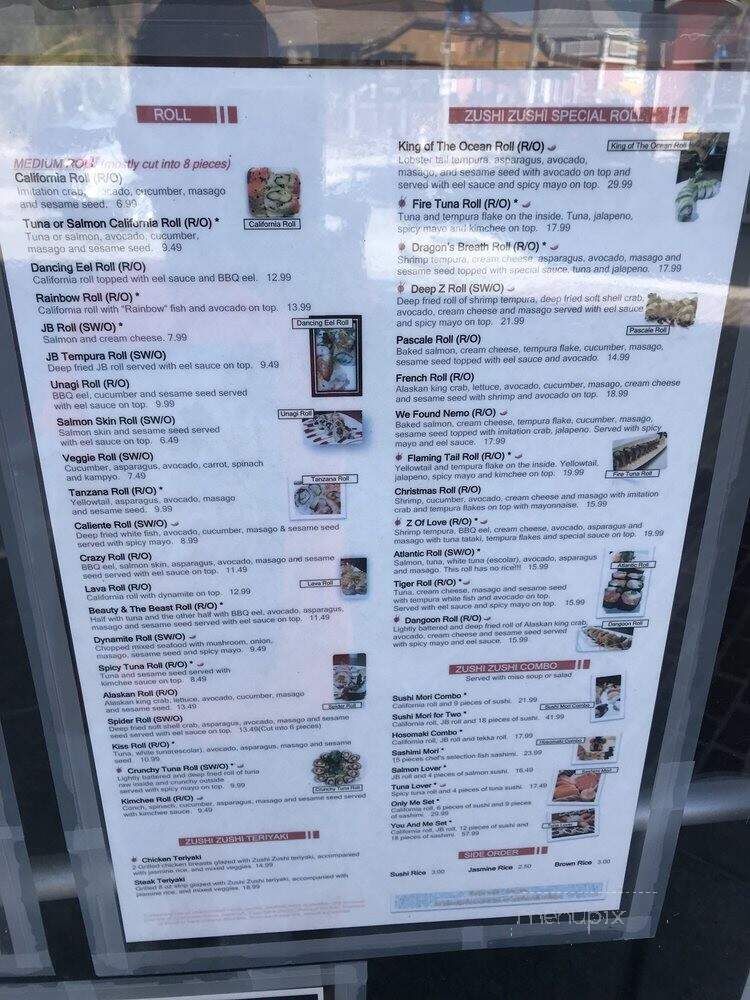 Zushi Zushi - Fort Myers Beach, FL menu_pic