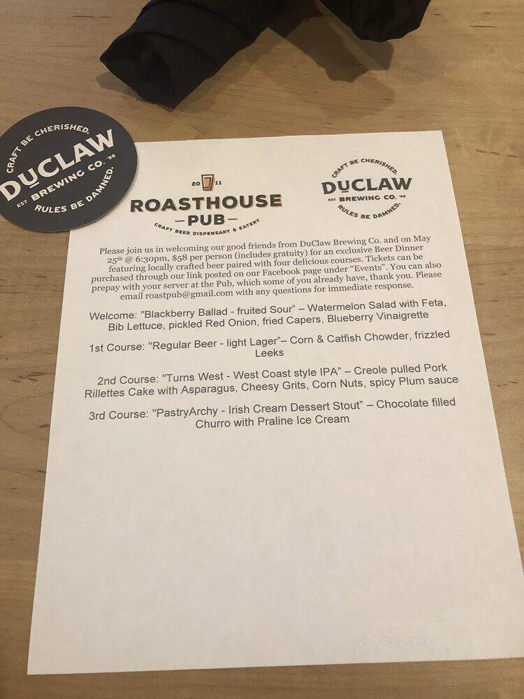 Roasthouse Pub - Frederick, MD