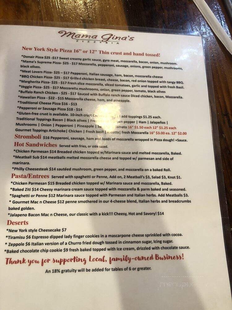 Mama Gina's Pizzeria - Glendale, AZ