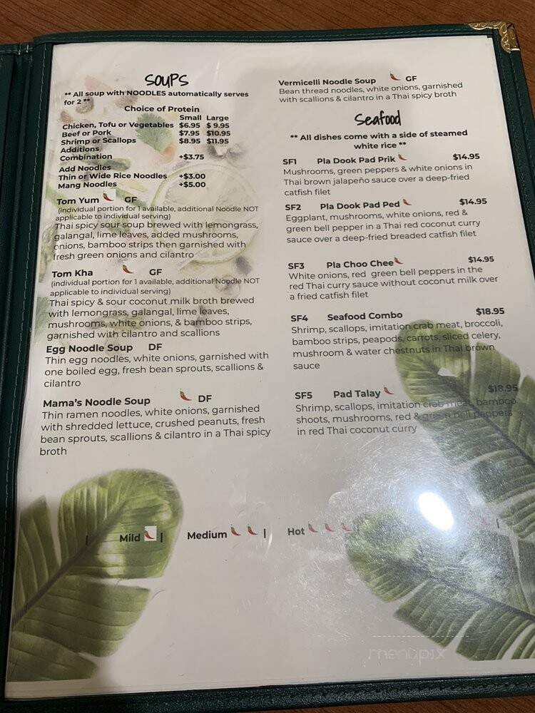 Thai Chef - Grand Rapids, MI menu_pic