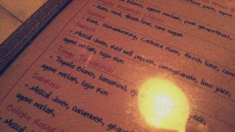 Rosarito Fish Shack - Brooklyn, NY menu_pic