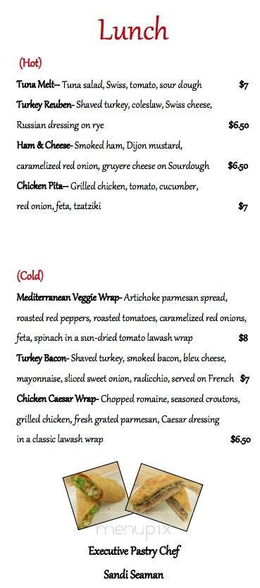 Morning Glory Coffee Pastries - Grosse Pointe Park, MI menu_pic