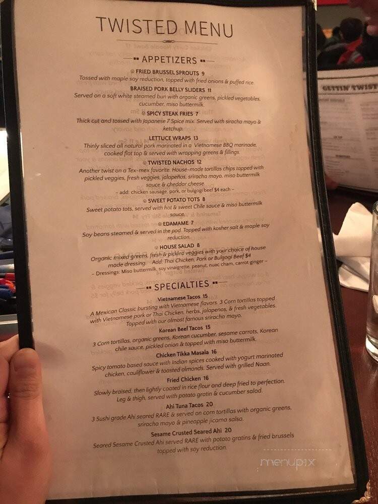 Twisted Fork - Gunnison, CO menu_pic