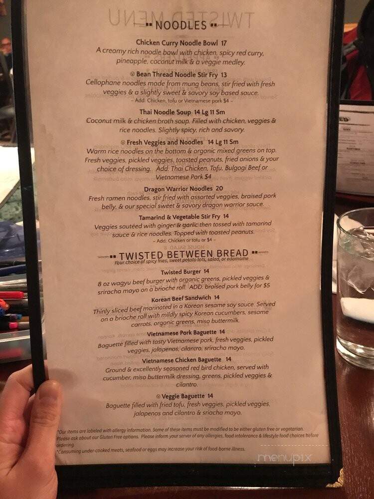 Twisted Fork - Gunnison, CO menu_pic