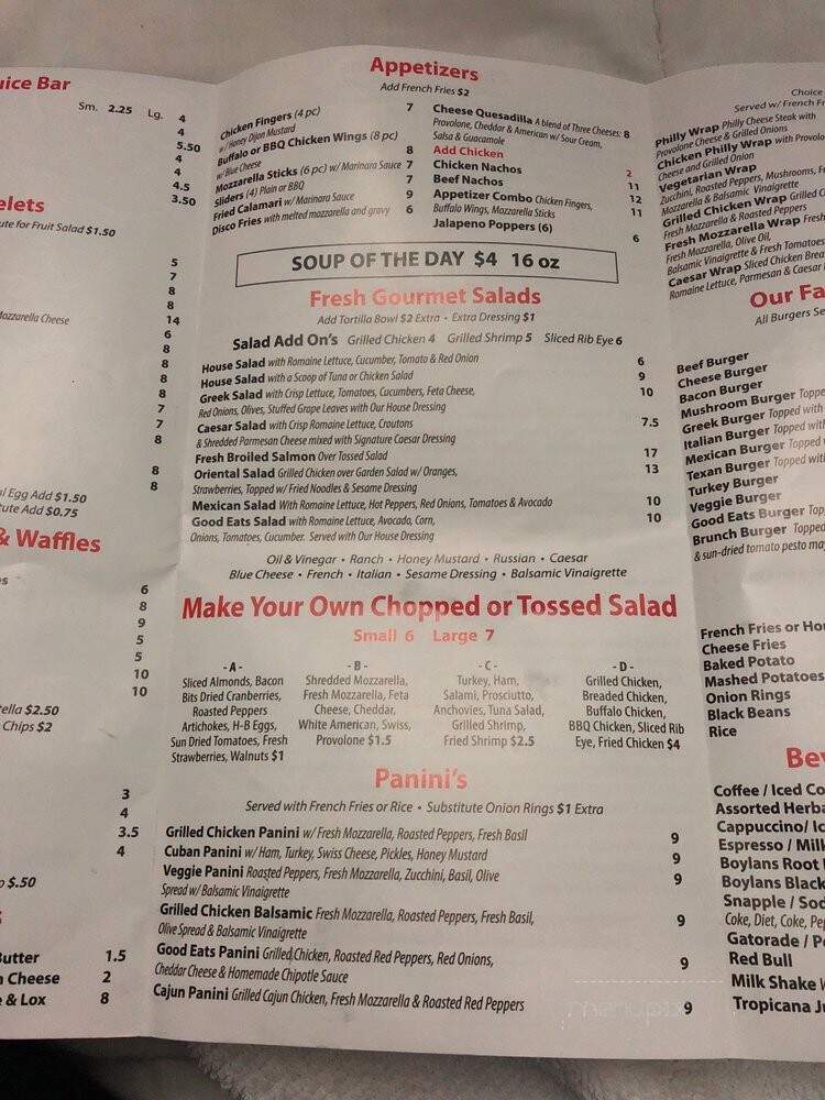 Good Eats Charcoal Grill - Guttenberg, NJ menu_pic