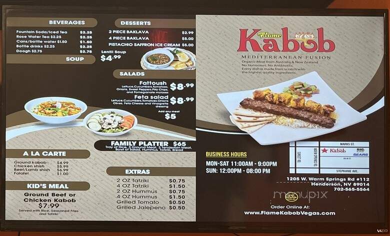 Flame Kabob - Henderson, NV menu_pic