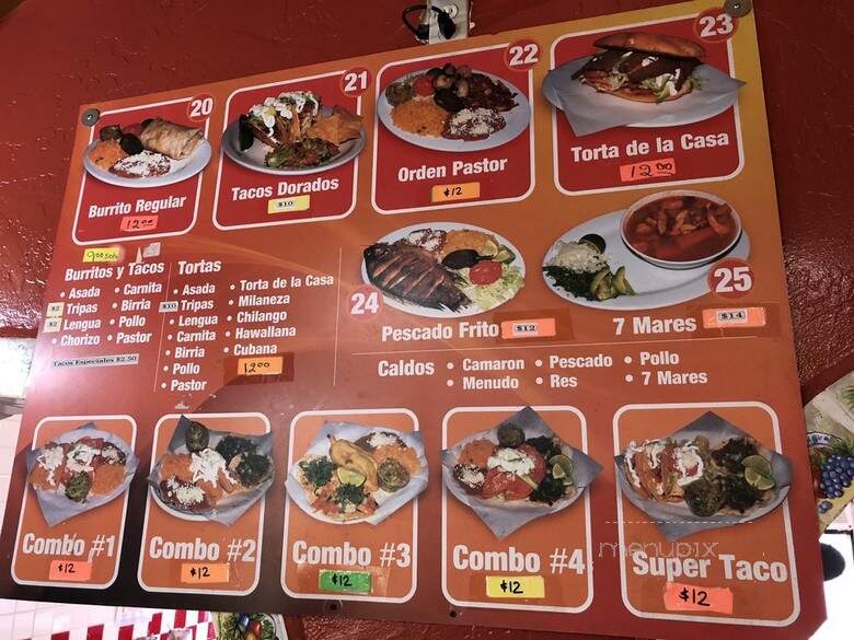 Super Taco Ochoa's - Hillsboro, OR menu_pic
