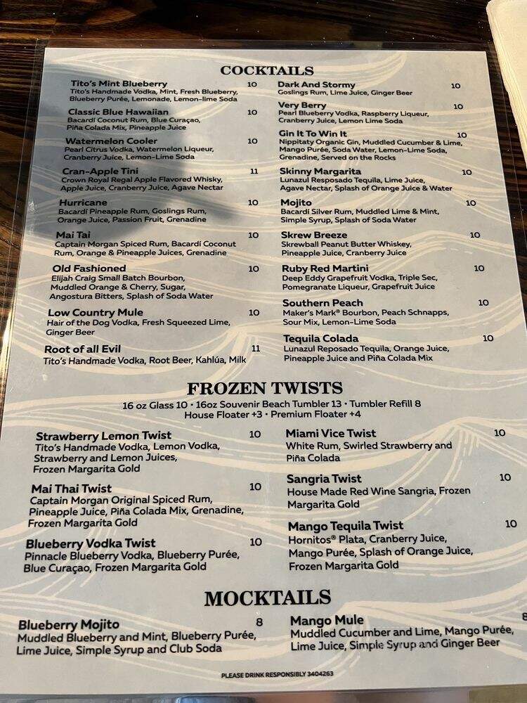 Flatbread Grill - Hilton Head Island, SC menu_pic