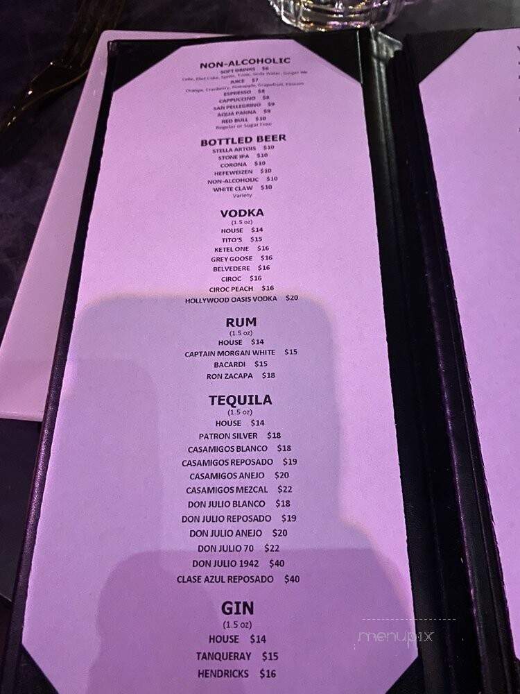 Next Door Lounge - Los Angeles, CA menu_pic