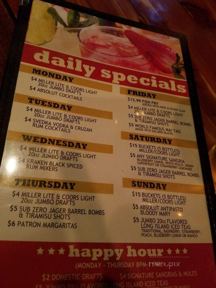 The Snuggery - Johnsburg, IL menu_pic