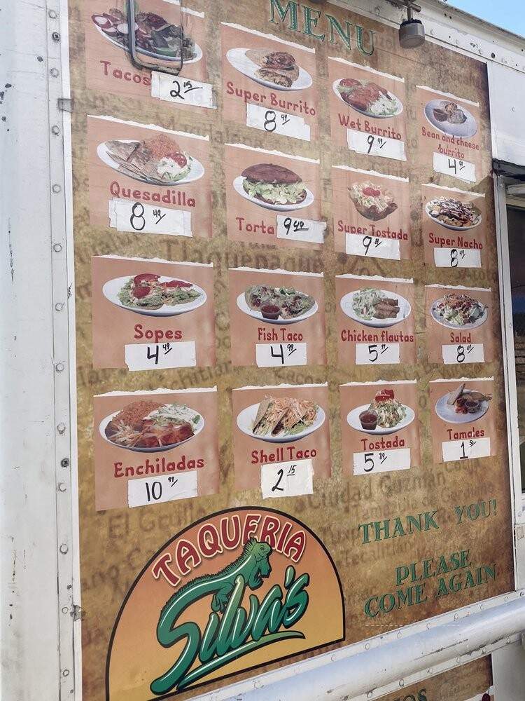 Taqueria Silva's - Kansas City, MO menu_pic